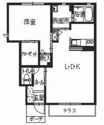 シャーメゾン今宿の物件間取画像